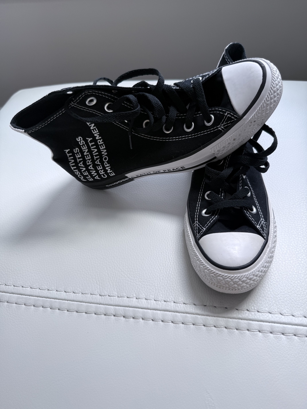 Brand New Converse Chuck Taylor All Star High ‘Seek Peace’ Black